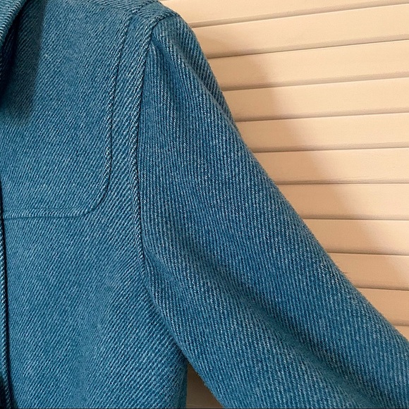 Ben Sherman Blue Wool Blend Coat Size S - Picture 6 of 16